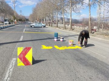 رنگ‌آمیزی سرعتکاه‌ها و بهسازی علائم ترافیکی در دستور کار قرار گرفت