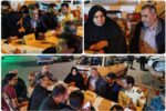 برپایی میز خدمت در حاشیه تجمع شبانه باغ‌شهر فیرورق